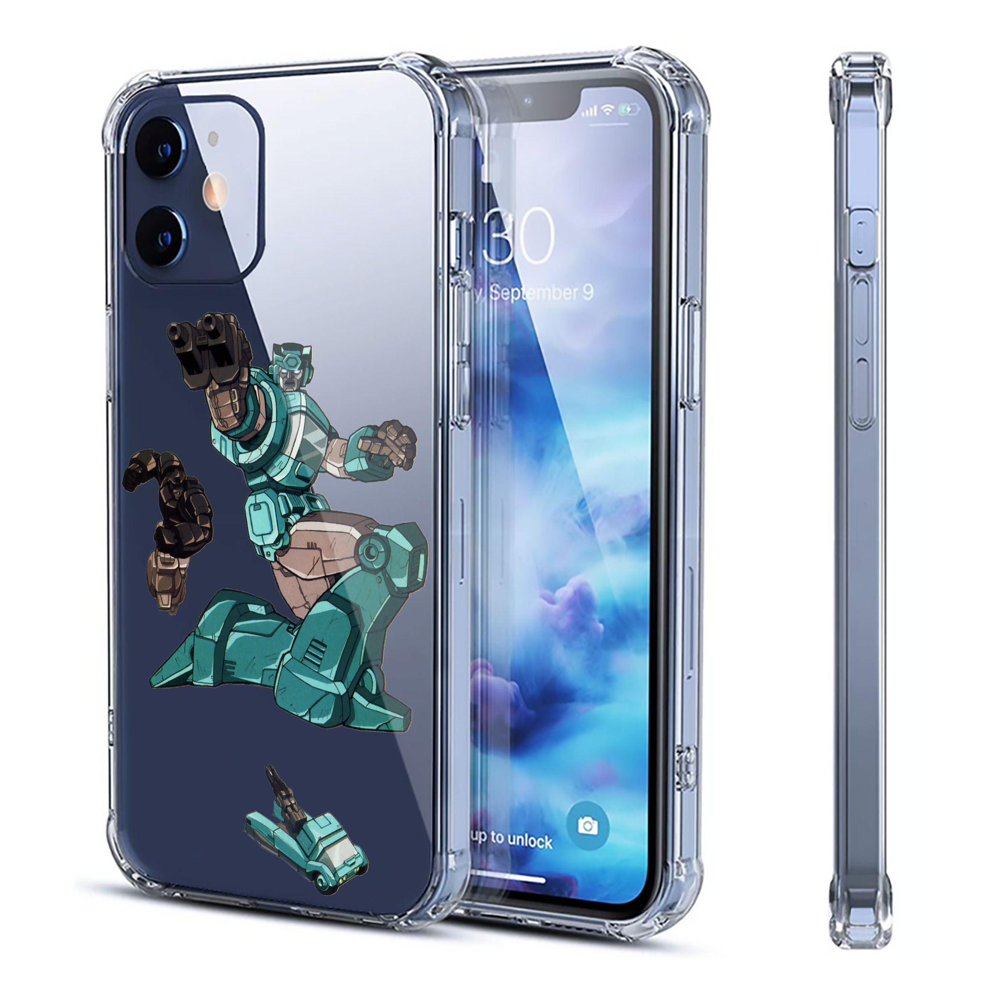 （画像用）  【iPhone 12シリーズ対応】透明スマホケース（クリアソフトケース）